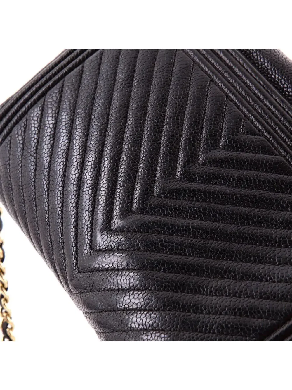 Chanel Boy Wallet On Chain Chevron #292090C30B